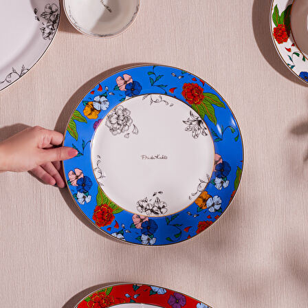 Karaca Frida Servis Tabağı Mavi 27 cm