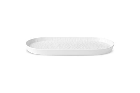 Karaca x Refika'dan Bembeyaz Kayık Tabak 34 Cm