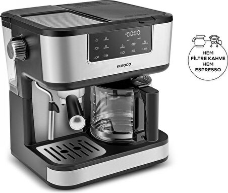 Karaca Coffee Art 2 in 1 Espresso ve Filtre Kahve Makinesi