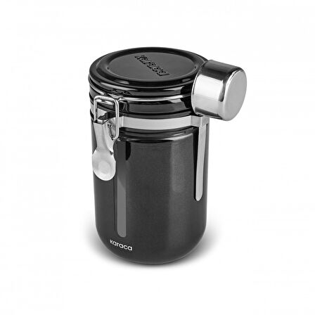 Karaca Mastermaid Kavanoz/Saklama Kabı 650 Ml Siyah