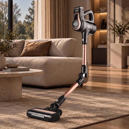Karaca Vantuz Power Up Pro Dikey Süpürge Black Copper