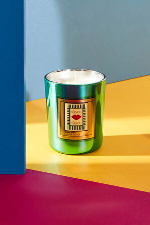 Karaca Home Pop Art Koleksiyonu Bisou Green Shot Kokulu Mum