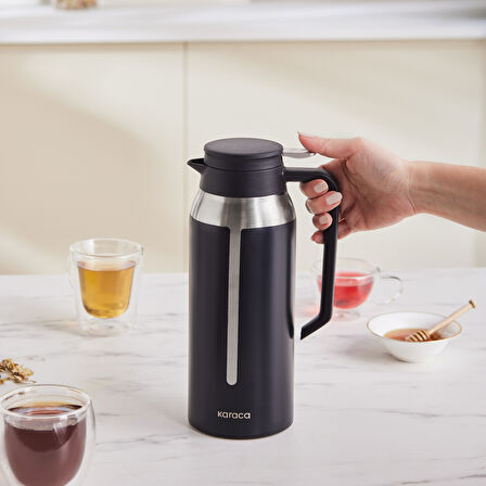 Karaca Mastermaid  Çay Termosu Siyah 1,37 L