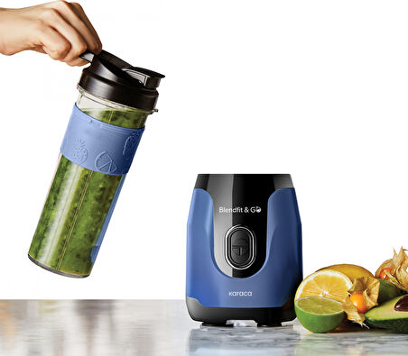Karaca Blendfit Go Personal Kişisel Smoothie Blender Marine Blue