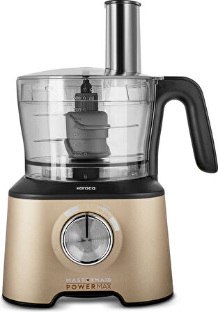 Karaca Mastermaid Power Max 11 in 1 2500w Mutfak Robotu Mineral Gold