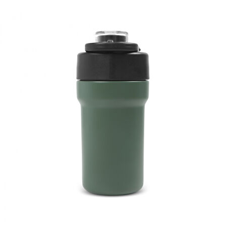 Karaca Thermosteel Camping 2 in 1 Çelik Termos Haki 450 ml