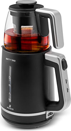 Karaca Tea Grande XL Çay Makinesi ve Kettle Cool Gray