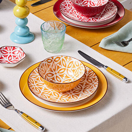 Karaca Jofy Servis Tabağı 27 Cm Sarı