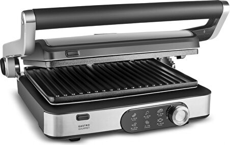 Karaca Gastro Gourmet Döküm Izgara ve Tost Makinesi Inox 6 Dilim Kapasiteli