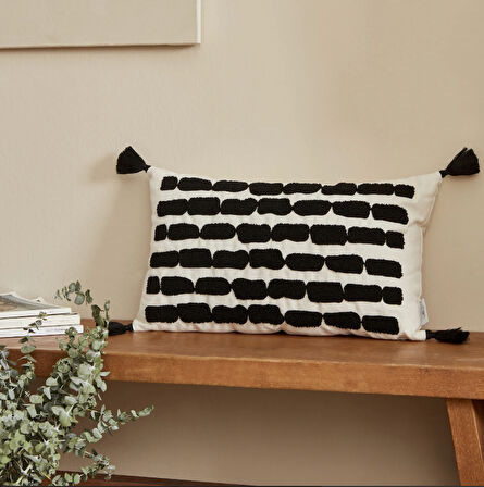 Karaca Home Sheri Dolgulu Kırlent Siyah