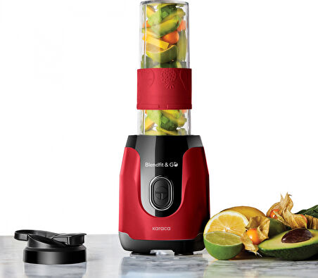 Karaca Blendfit Go Personal Kişisel Smoothie Blender Rudolph Red