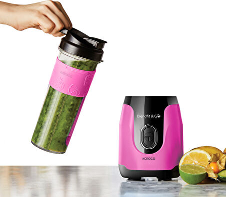 Karaca Blendfit Go Personal Kişisel Smoothie Blender Raspberry Pink