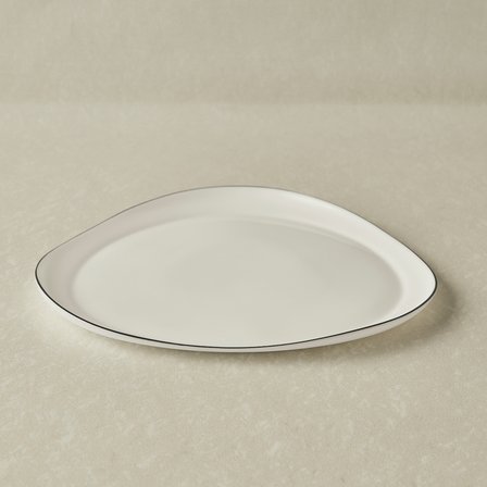 Karaca Agata Opal Cam Servis Tabağı 25 Cm