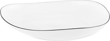 Karaca New Agata Opal Cam Çukur Tabak 20 Cm