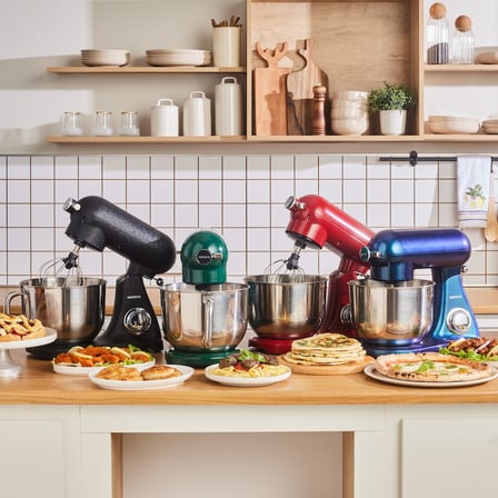 Karaca Powercast Chef Döküm Hamur Yoğurma Makinesi Rudolph Red 1800W 6,2 Lt