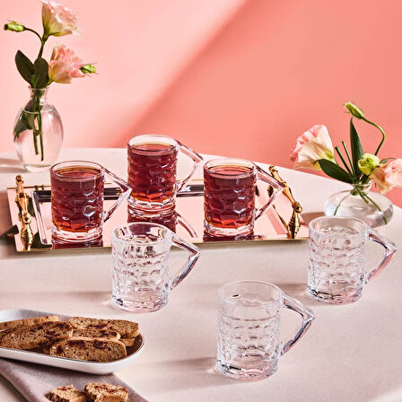 Karaca Defne 6'lı Çay Bardağı Seti 195 ml