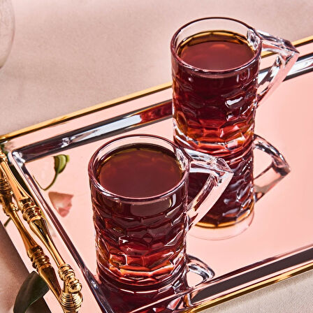Karaca Defne 6'lı Çay Bardağı Seti 195 ml