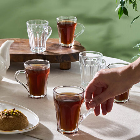 Karaca Leylak 6 'lı Çay Bardağı Seti 175 Ml
