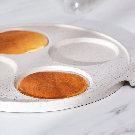 Karaca Mutfaksever Biogranit 4 Eggs Pankek Tava 26 Cm Krem