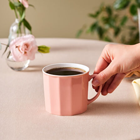 Karaca Lavin 370 Ml Kupa Pembe