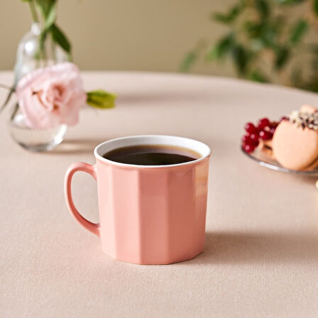 Karaca Lavin 370 Ml Kupa Pembe