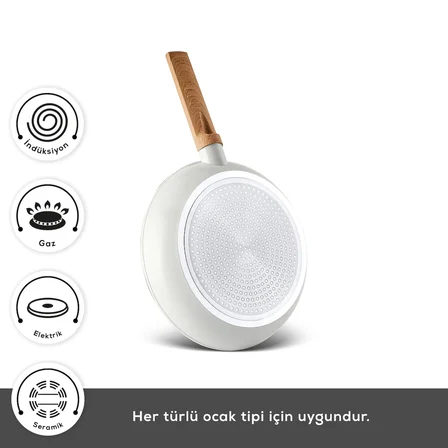 Karaca x Refika Swiss Crystal Almond Cream 7 Parça Tencere ve Tava Seti