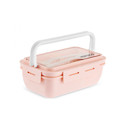 Karaca Fusca Çatal Kaşıklı Lunch Box Pudra