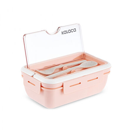 Karaca Fusca Çatal Kaşıklı Lunch Box Pudra