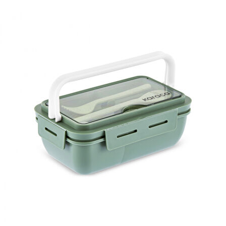 Karaca Fusca Çatal Kaşıklı Lunch Box Yeşil