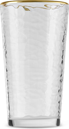 Karaca Akroma Transparent Meşrubat Bardağı 590 Ml Gold
