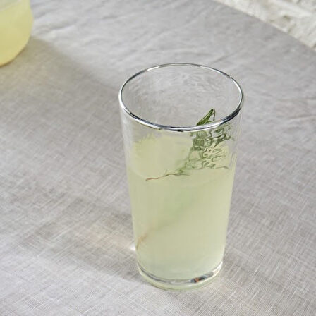 Karaca Akroma Transparent Meşrubat Bardağı 590 ml Platin