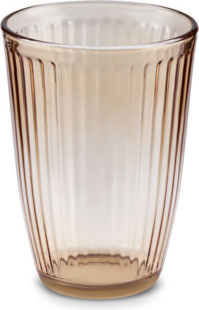 Karaca Gordes 6'lı Meşrubat Bardağı 370 ml Amber