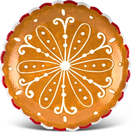 Karaca New Year Yılbaşı Gingerbread Servis Tabağı 30 Cm