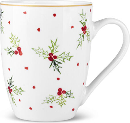 Karaca New Year Yılbaşı Kokina Red Dot Kupa 350 Ml