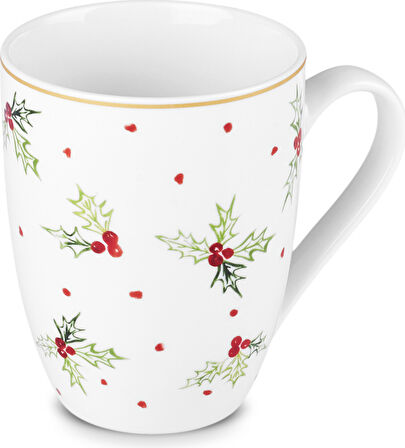 Karaca New Year Yılbaşı Kokina Red Dot Kupa 350 Ml