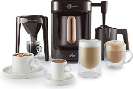 Karaca Hatır Barista Türk Kahve Makinesi Walnut Brown