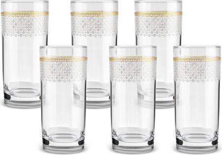 Karaca Block 6'lı Meşrubat Bardağı 380 ML