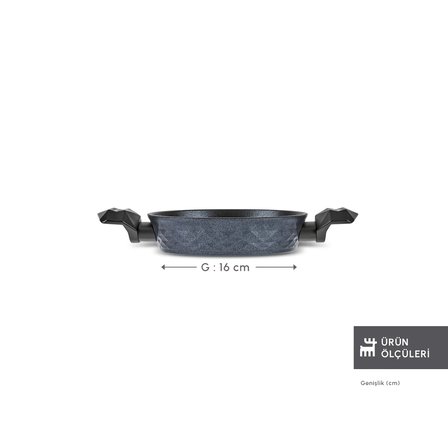 Karaca Biodiamond Antibakteriyel Kulp Sahan 18 Cm