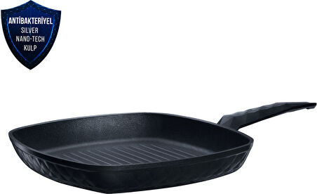 Karaca Biodiamond Antibakteriyel Kulp Grıll Tava 28 Cm