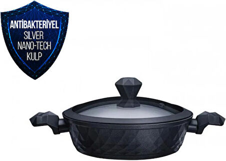 Karaca Biodiamond Antibakteriyel Kulp Karnıyarık Tenceresi 30 Cm