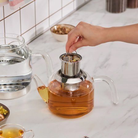 Karaca Panora Aile Boyu Midi Cam Çaydanlık Takımı 1,25L & 2,5L