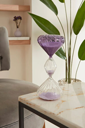 Karaca Home Trigon 30 Dk Kum Saati Mor