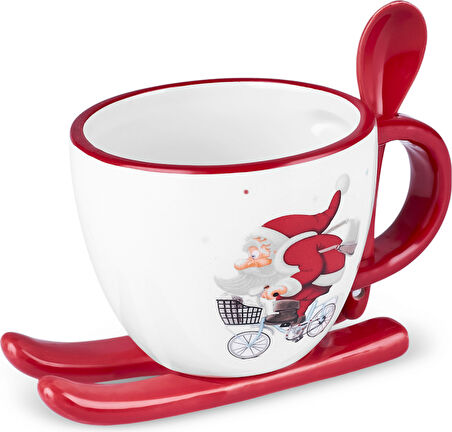 Karaca New Year Yılbaşı Snowboard Çay Fincanı 300 ml