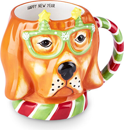 Karaca New Year Yılbaşı Animal Dog Mug 490 ml