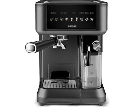 Mycaffe Barista S10 Entegre Süt Hazneli Otomatik Espresso Latte ve Cappuccino Mak. Matteblack