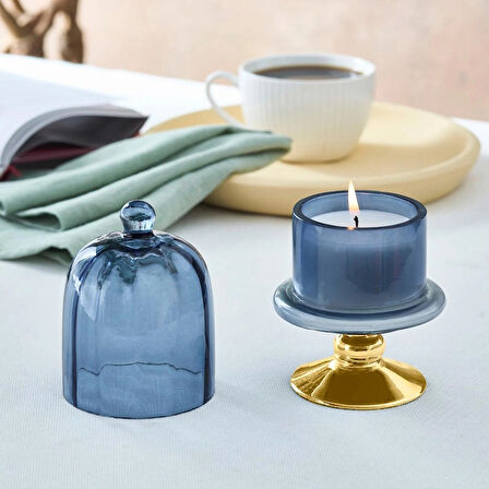 Karaca Noriss Dekoratif Cam Kapaklı Kokulu Mum Ocean