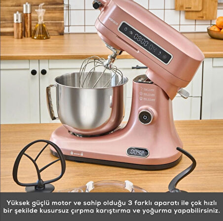 Karaca Pro Artisan 1600 W 5 L Zaman Ayarlı Tartılı Mutfak Şefi (Outlet)