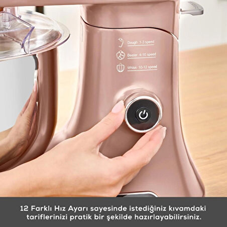 Karaca Pro Artisan 1600 W 5 L Zaman Ayarlı Tartılı Mutfak Şefi (Outlet)