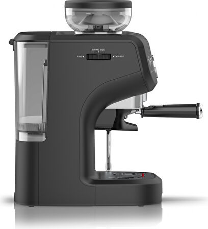 Karaca Coffee Art Barista Öğütücülü Süt Köpürtücülü Espresso Latte Cappuccino Americano Mak. Black