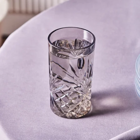 Karaca Melodico Meşrubat Bardağı Antrasit 375 ml